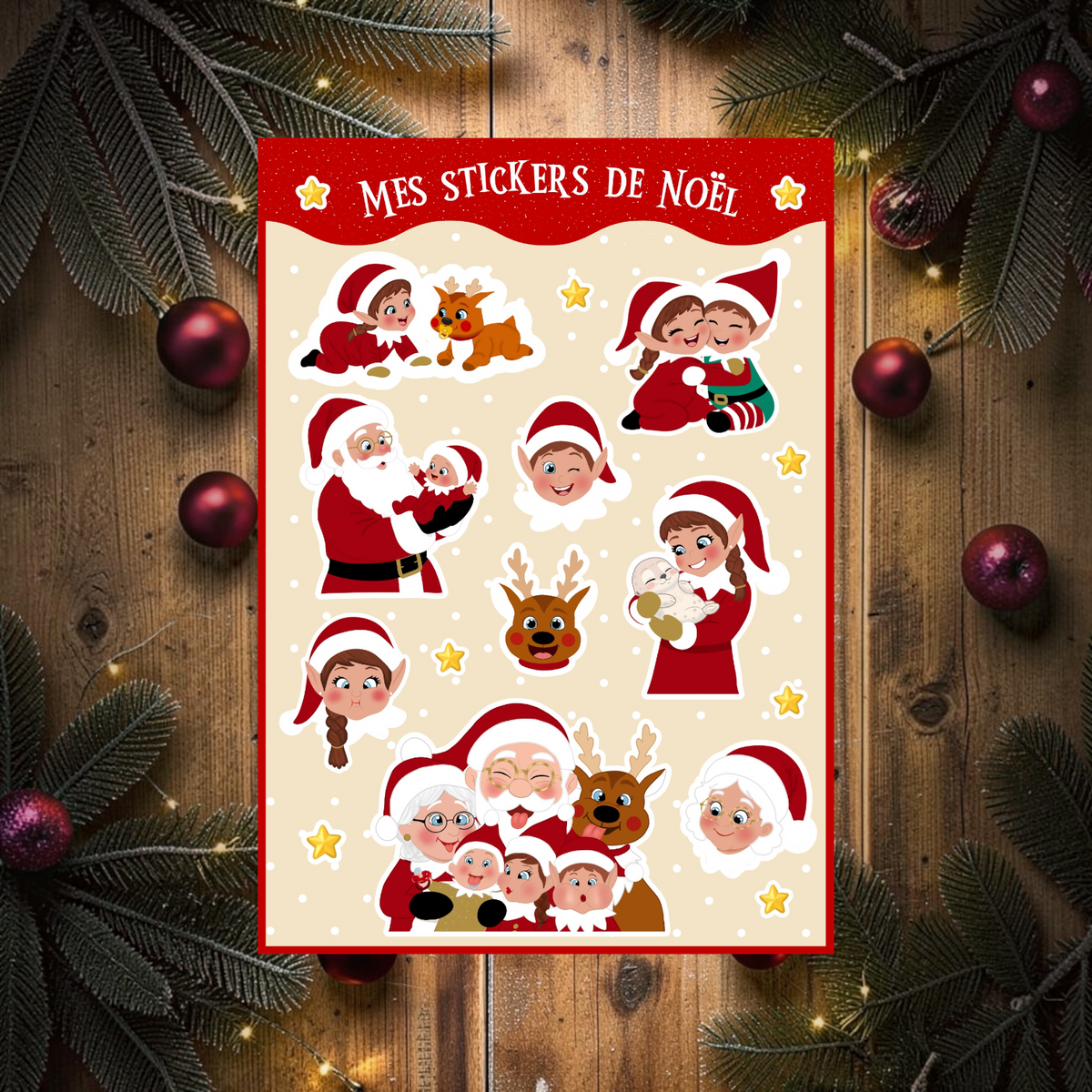 Stickers de Noël