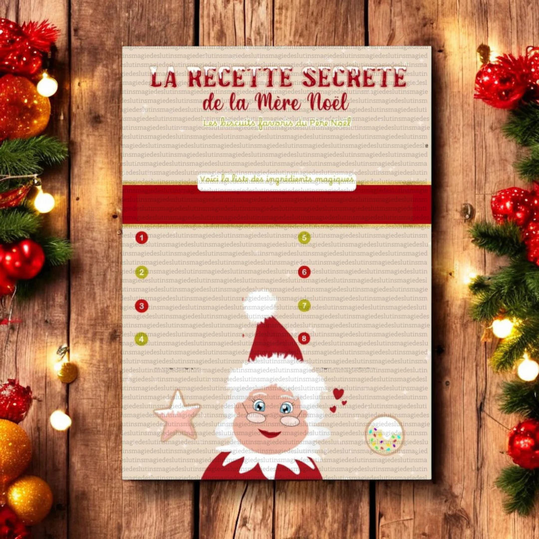 Recette des biscuits préférés du Père Noël