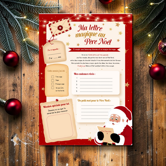 Ma liste au Père Noël