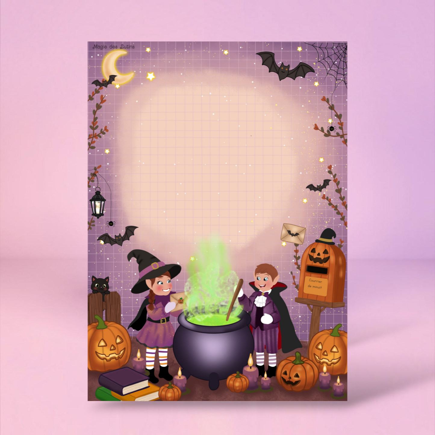 Bloc-note d'Halloween