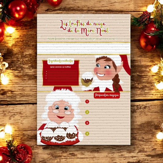 Recette des Truffes de Neige de la Mère Noël